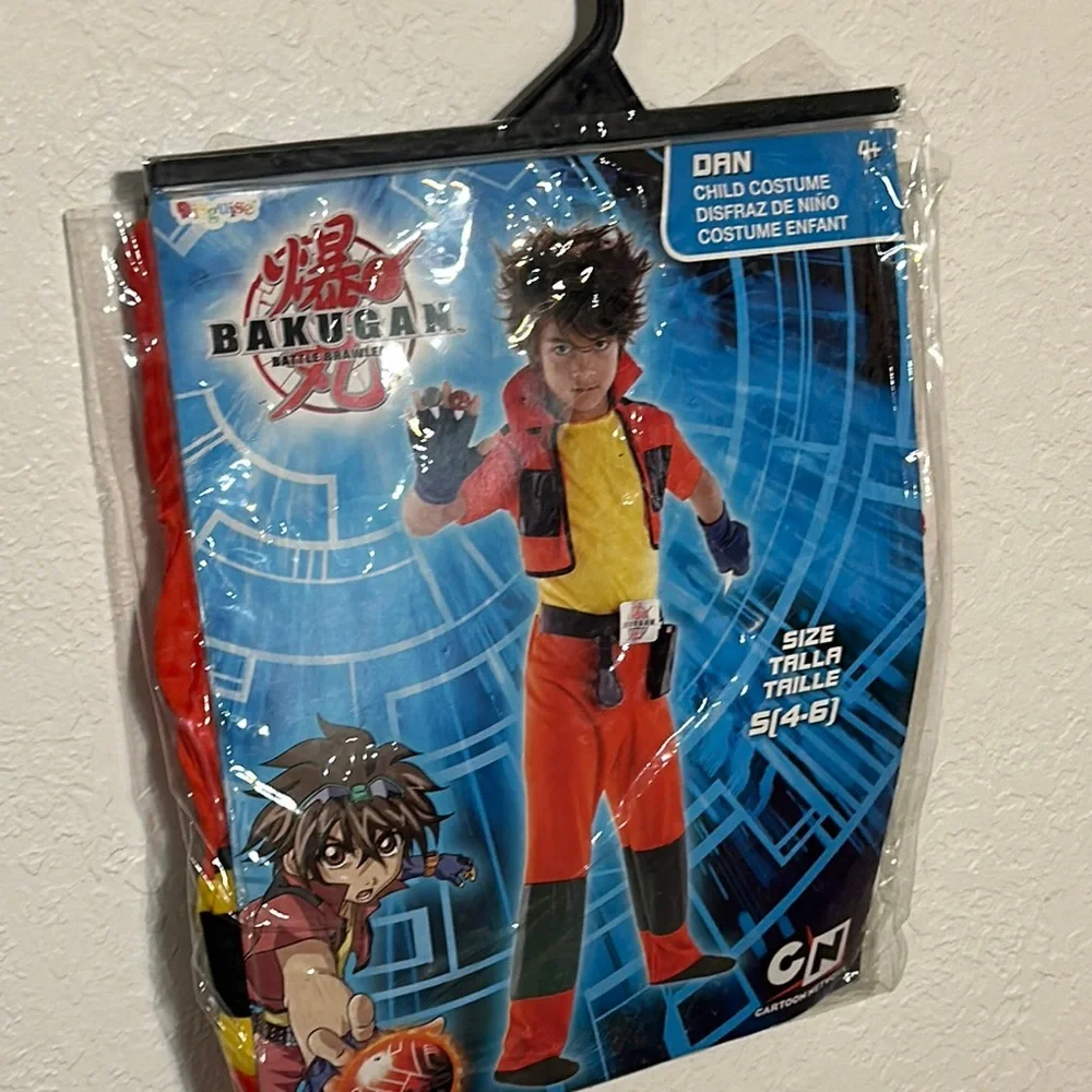 Disguise Bakugan Kids Costume - Red, Orange, Black Battle Brawlers